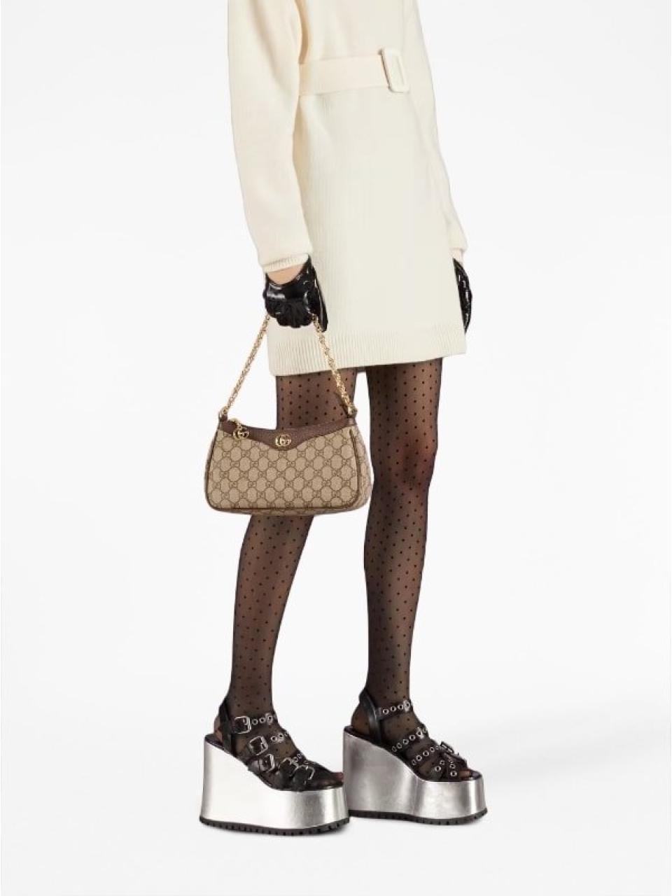 Маленькая сумка на плечо Gucci Ophidia